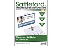 Sattleford Namensschild-Halter 50 St. inkl. Namensschilder 100St