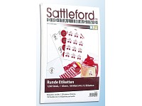 Sattleford 1200 Etiketten rund 63 mm für Laser/Inkjet