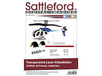 Sattleford 20 Klebefolien A4 für Laserdrucker transparent; Drucker-Etiketten Drucker-Etiketten Drucker-Etiketten Drucker-Etiketten 