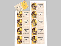 Sattleford 250 Visitenkarten, microperforiert, Inkjet & Laser, 250 g/m², 85 x 54; Drucker-Etiketten Drucker-Etiketten Drucker-Etiketten 
