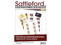 Sattleford Visitenkarten Papier, Visitenkarten Papier perforiert; Drucker-Etiketten Drucker-Etiketten Drucker-Etiketten