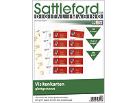Sattleford 150 Visitenkarten gestanzt matt 250g/85x54 mm