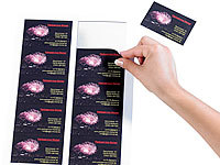 Sattleford 600 Visitenkarten gestanzt matt 250g/85x54 mm