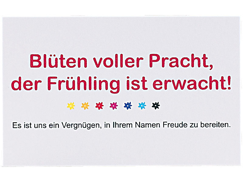 ; Drucker-Etiketten 